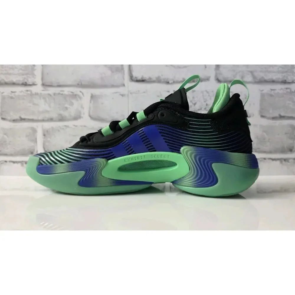 Adidas Exhibit Select 2.0 Basketball Shoes Women's Size 9 Black Green JS0642